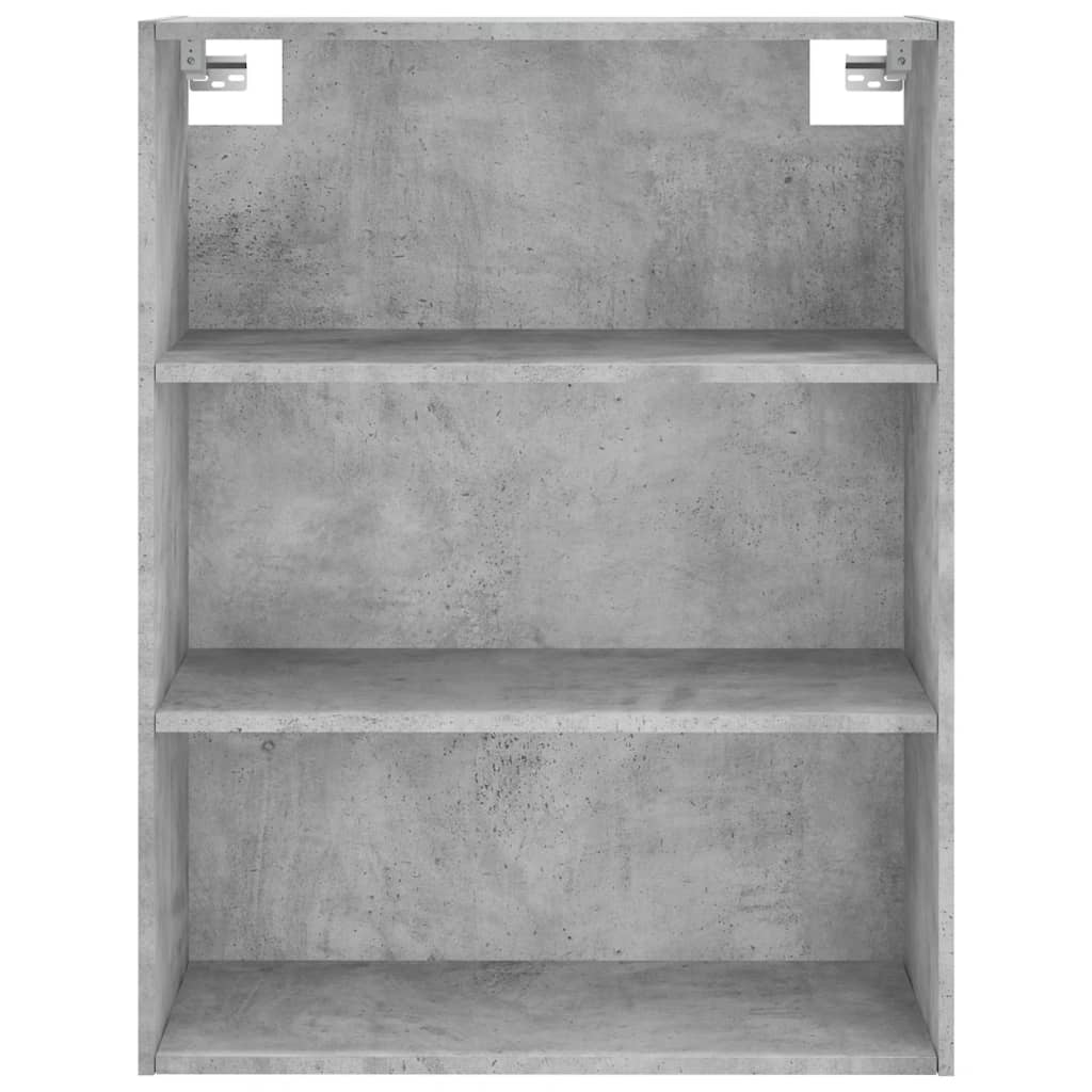 Image Buffet haut Gris béton 69,5x34x180 cm Bois d'ingénierie | Xios Store SNC vidaXL Xios Store SNC