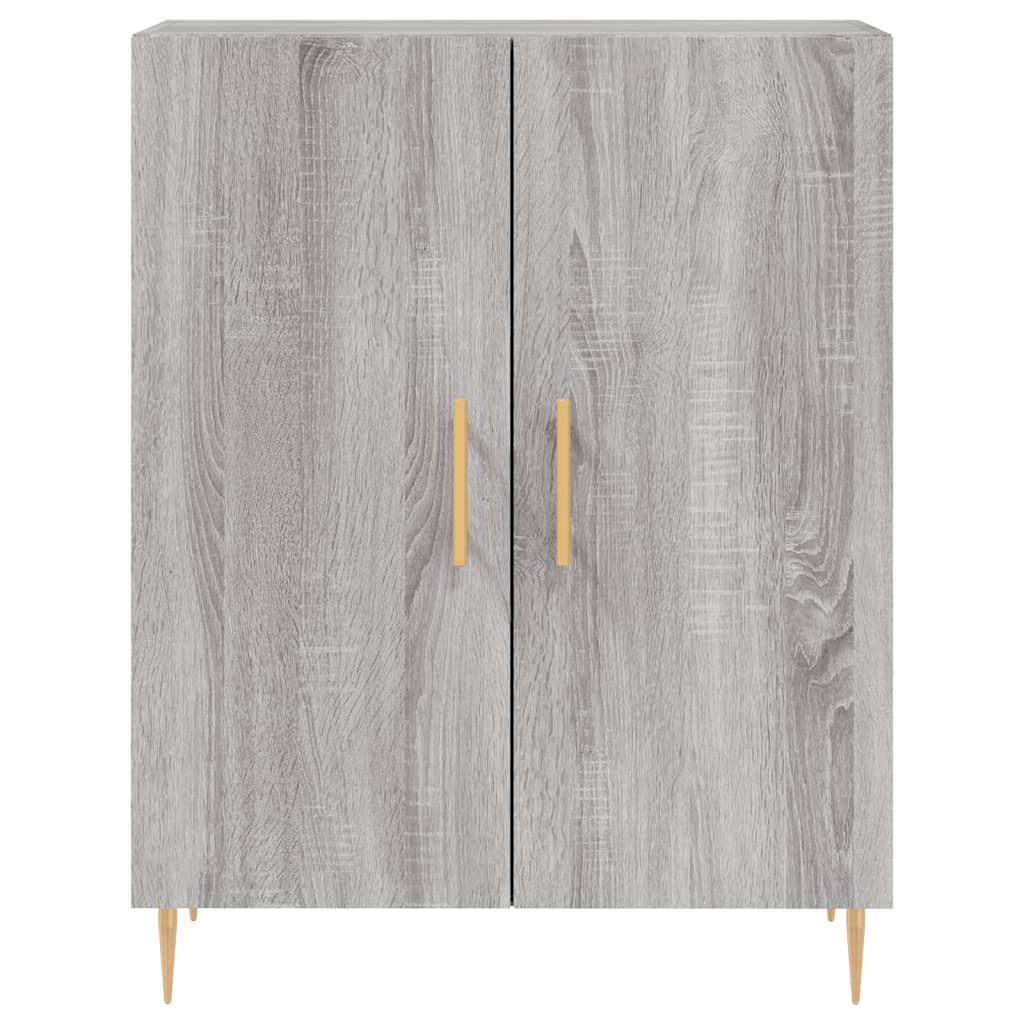 Image Buffet haut Sonoma gris 69,5x34x180 cm Bois d'ingénierie | Xios Store SNC vidaXL Xios Store SNC