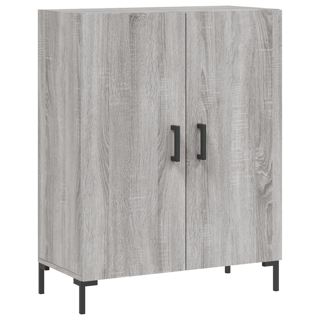 Image Buffet haut Sonoma gris 69,5x34x180 cm Bois d'ingénierie | Xios Store SNC vidaXL Xios Store SNC