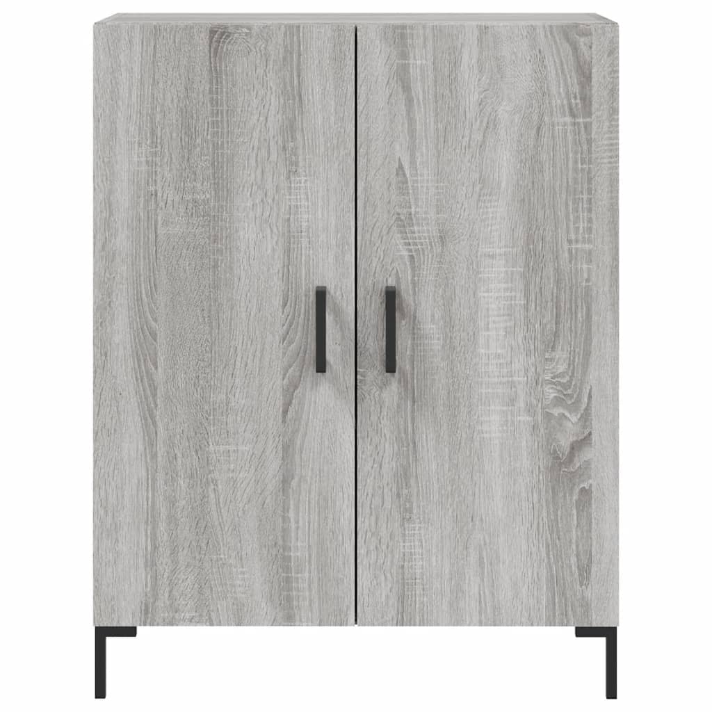 Image Buffet haut Sonoma gris 69,5x34x180 cm Bois d'ingénierie | Xios Store SNC vidaXL Xios Store SNC