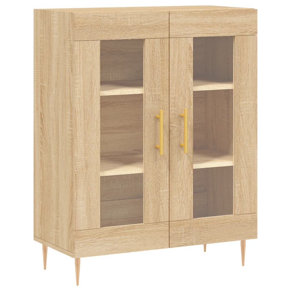 Image Buffet haut Chêne sonoma 69,5x34x180 cm Bois d'ingénierie | Xios Store SNC vidaXL Xios Store SNC