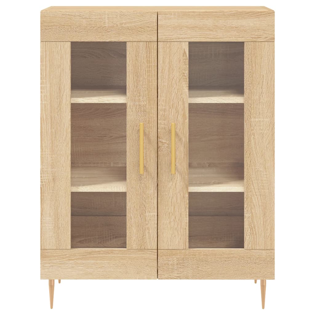 Image Buffet haut Chêne sonoma 69,5x34x180 cm Bois d'ingénierie | Xios Store SNC vidaXL Xios Store SNC