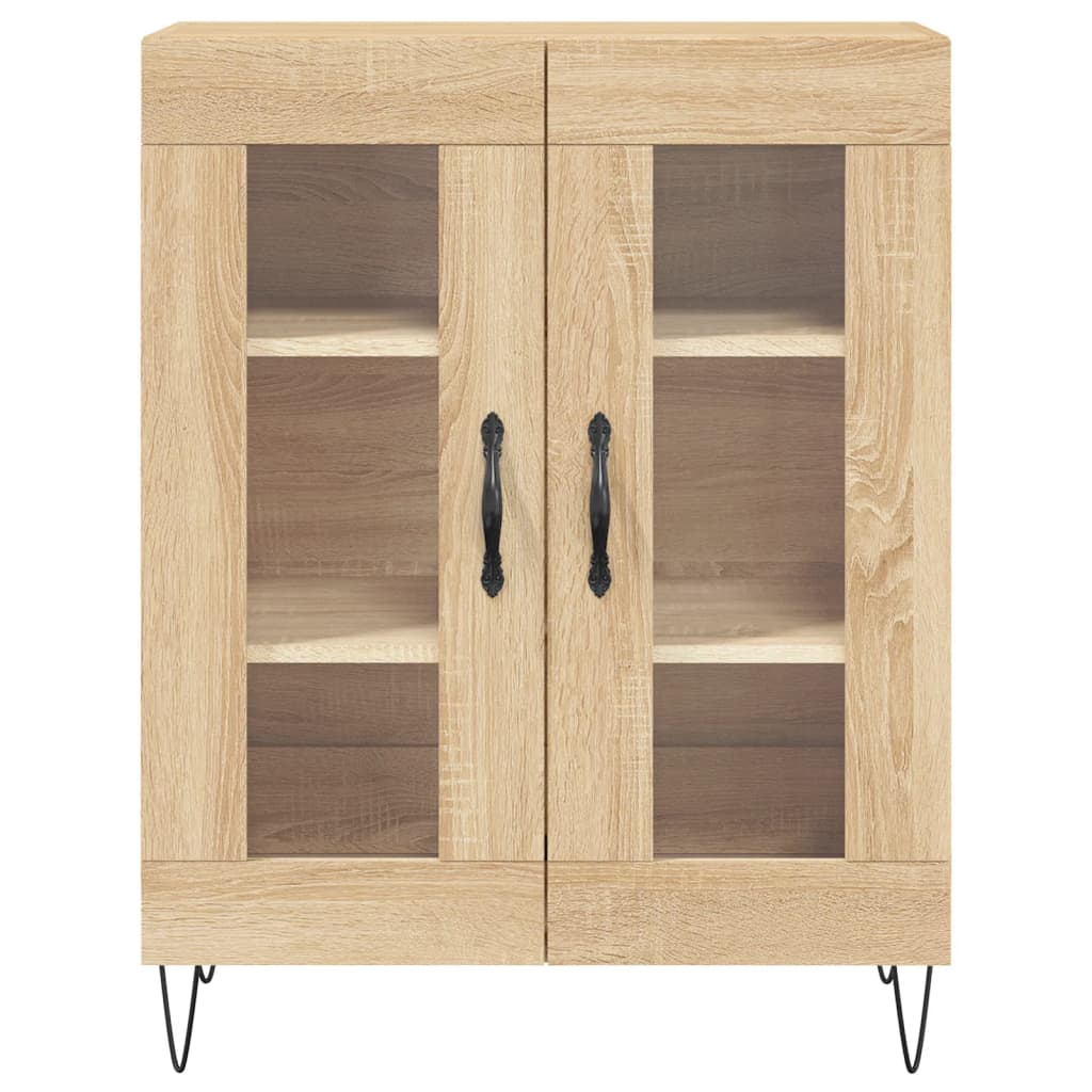 Image Buffet haut Chêne sonoma 69,5x34x180 cm Bois d'ingénierie | Xios Store SNC vidaXL Xios Store SNC