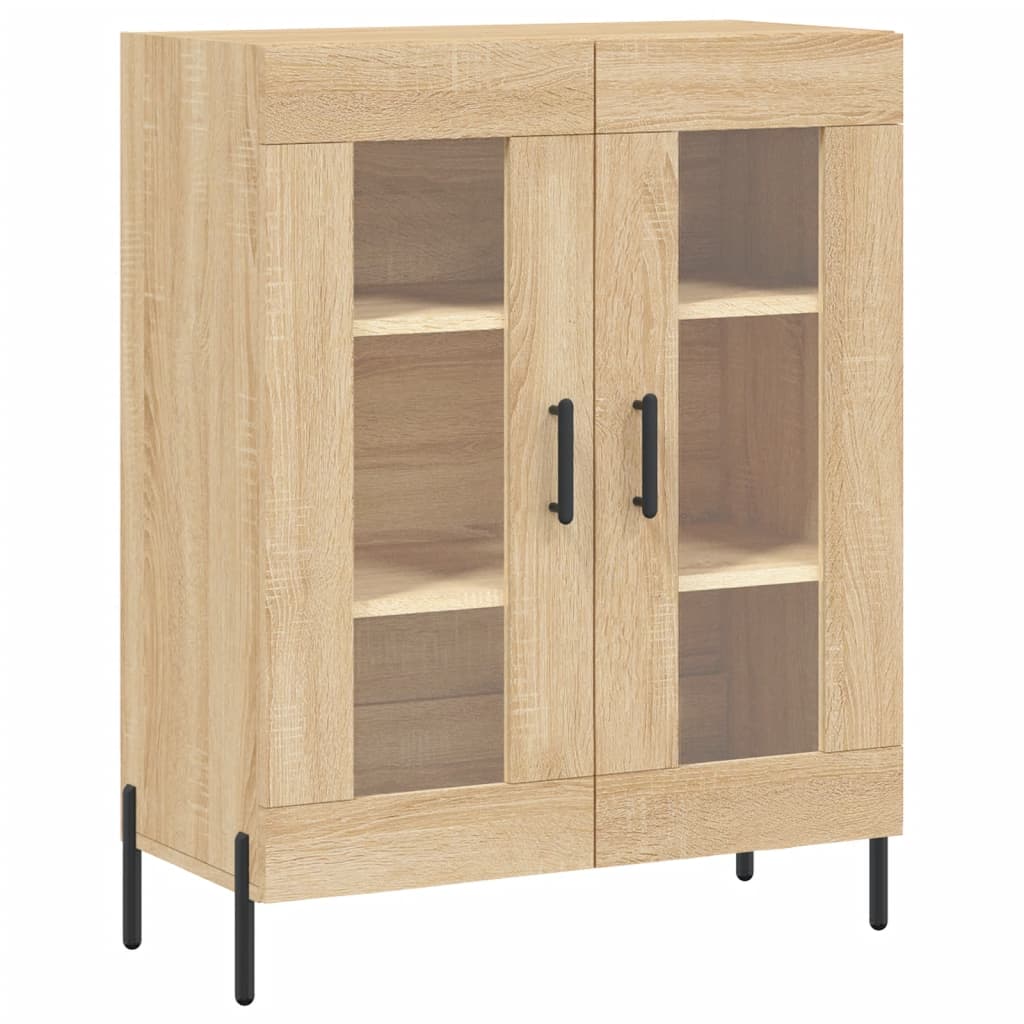 Image Buffet haut Chêne sonoma 69,5x34x180 cm Bois d'ingénierie | Xios Store SNC vidaXL Xios Store SNC