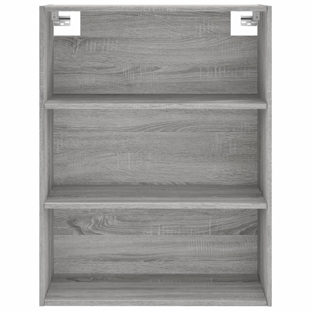 Image Buffet haut Sonoma gris 69,5x34x180 cm Bois d'ingénierie | Xios Store SNC vidaXL Xios Store SNC