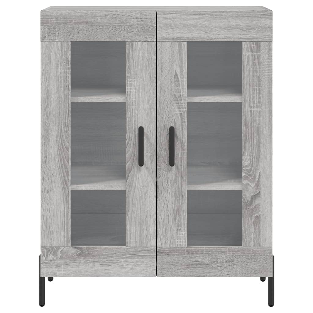 Image Buffet haut Sonoma gris 69,5x34x180 cm Bois d'ingénierie | Xios Store SNC vidaXL Xios Store SNC