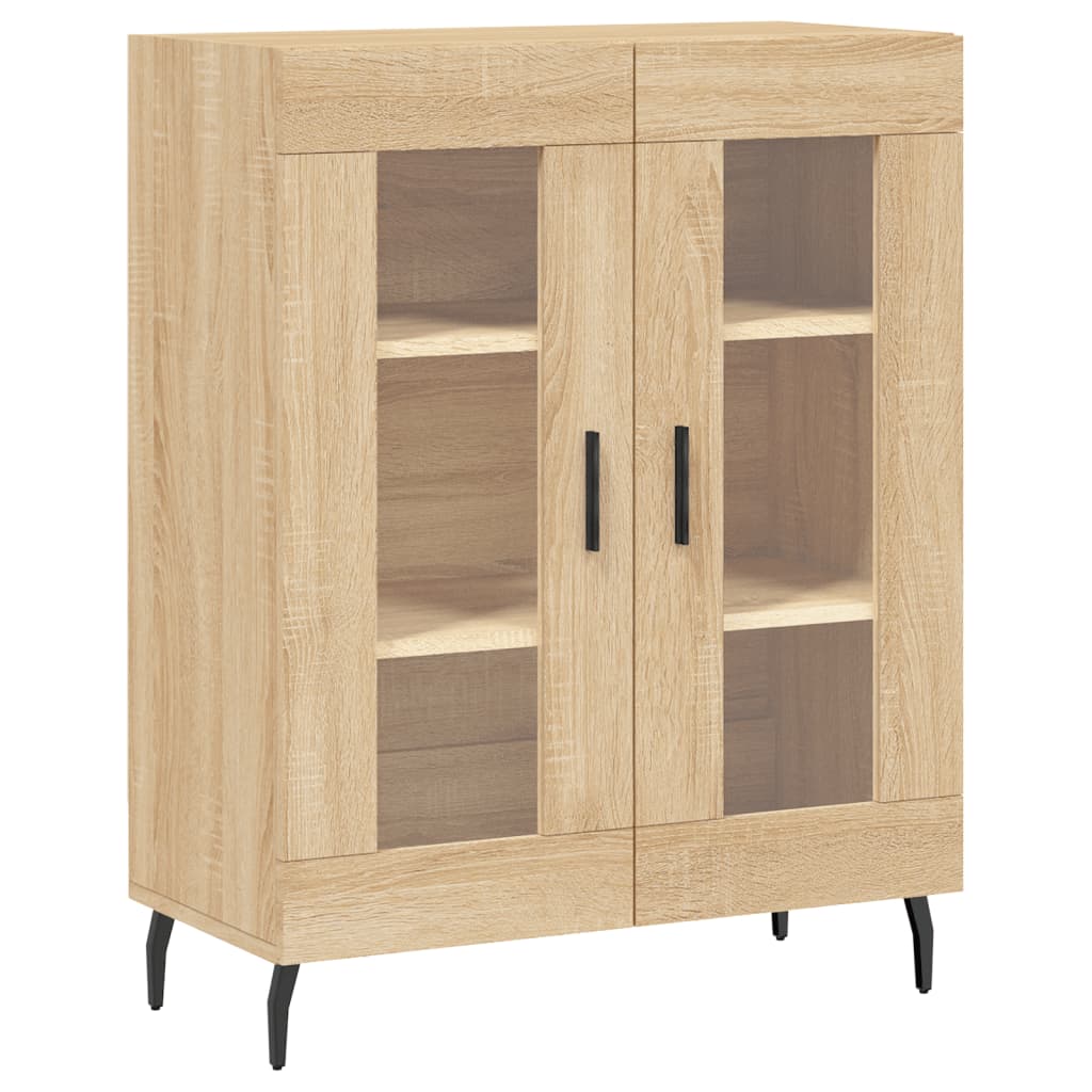 Image Buffet haut Chêne sonoma 69,5x34x180 cm Bois d'ingénierie | Xios Store SNC vidaXL Xios Store SNC