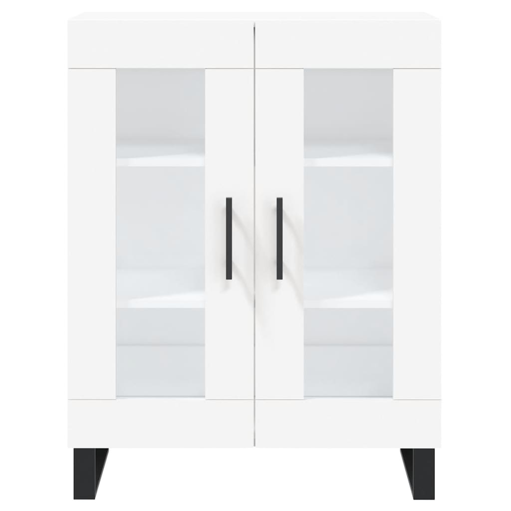 Image Buffet haut Blanc 69,5x34x180 cm Bois d'ingénierie | Xios Store SNC vidaXL Xios Store SNC