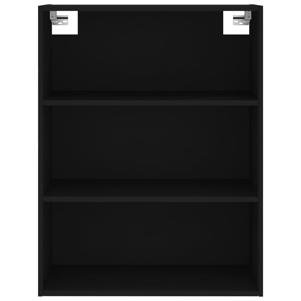 Image Buffet haut Noir 69,5x34x180 cm Bois d'ingénierie | Xios Store SNC vidaXL Xios Store SNC