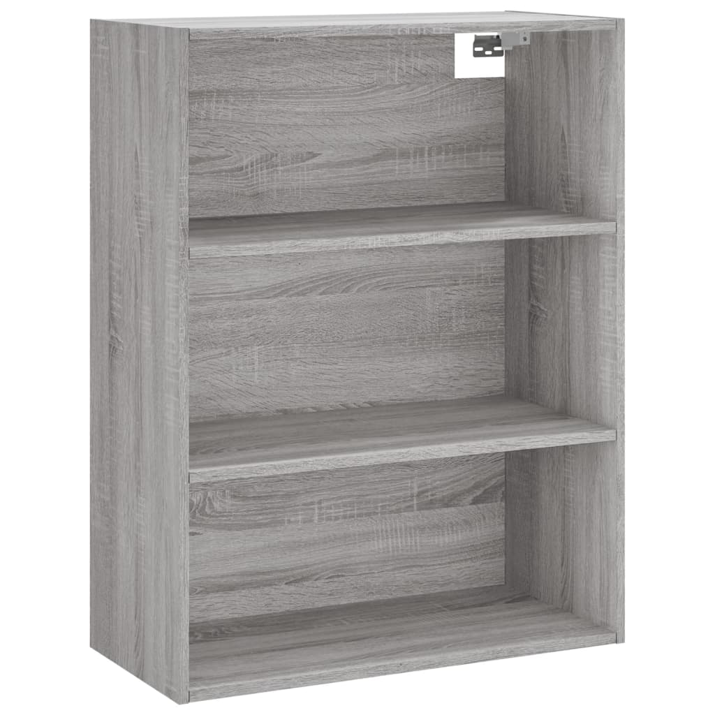 Image Buffet haut Sonoma gris 69,5x34x180 cm Bois d'ingénierie | Xios Store SNC vidaXL Xios Store SNC