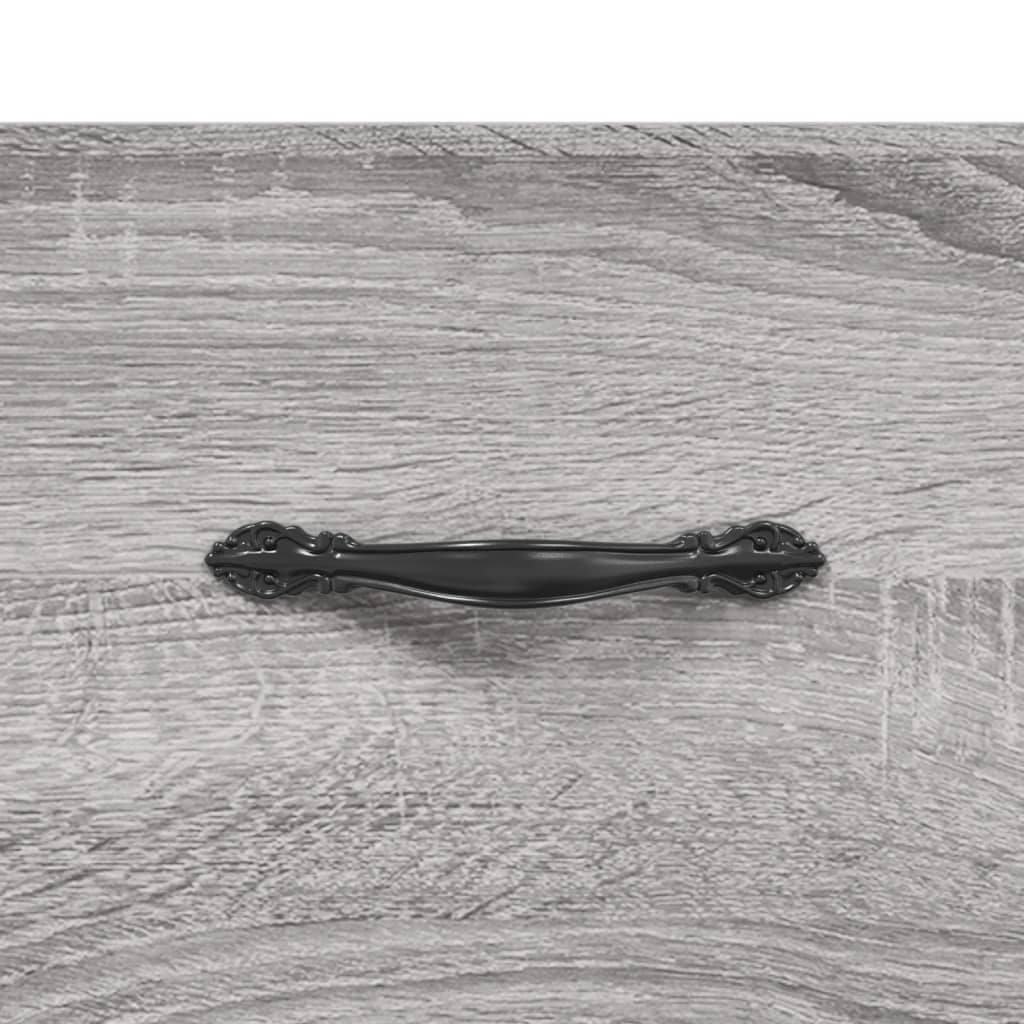 Image Buffet haut Sonoma gris 69,5x34x180 cm Bois d'ingénierie | Xios Store SNC vidaXL Xios Store SNC