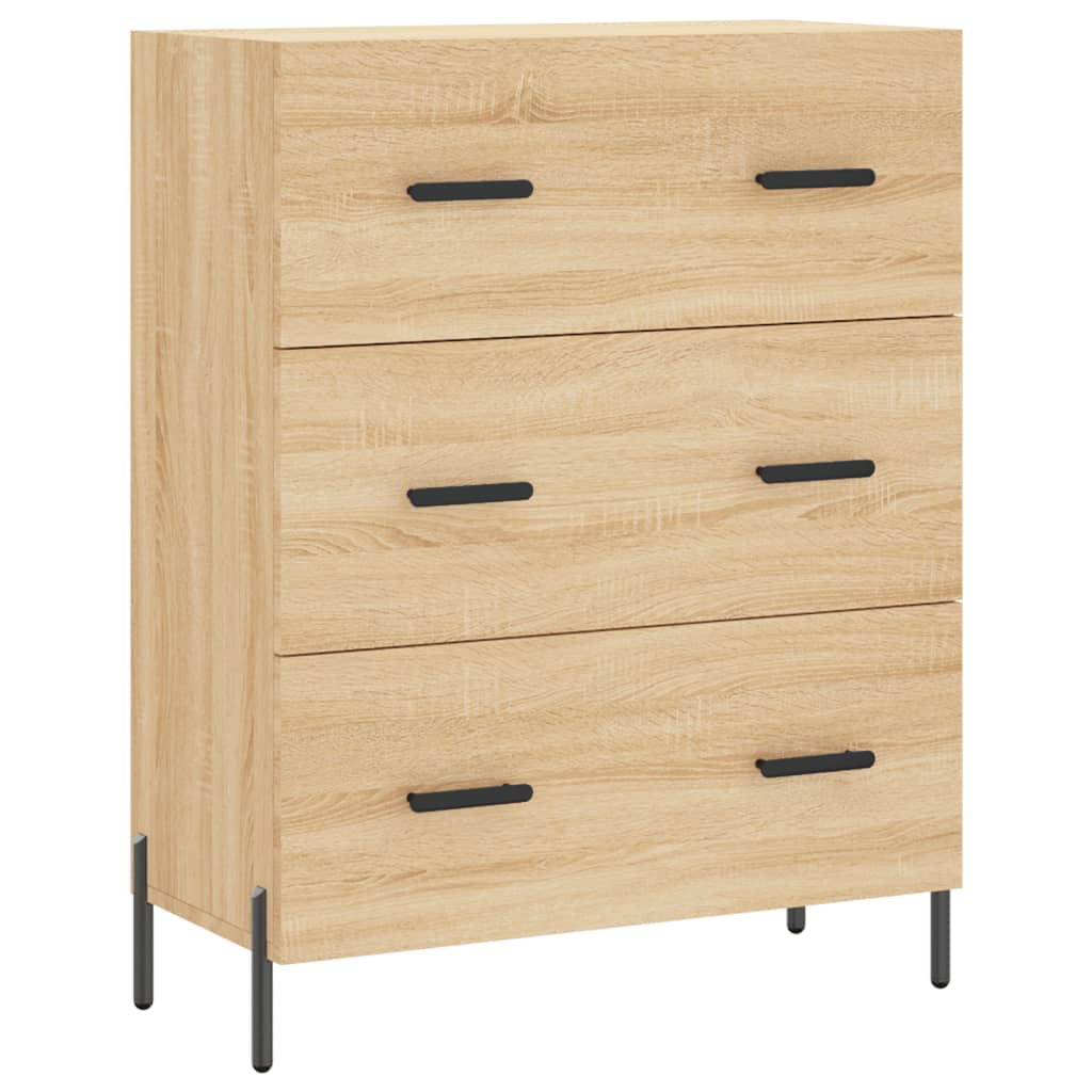 Image Buffet haut Chêne sonoma 69,5x34x180 cm Bois d'ingénierie | Xios Store SNC vidaXL Xios Store SNC