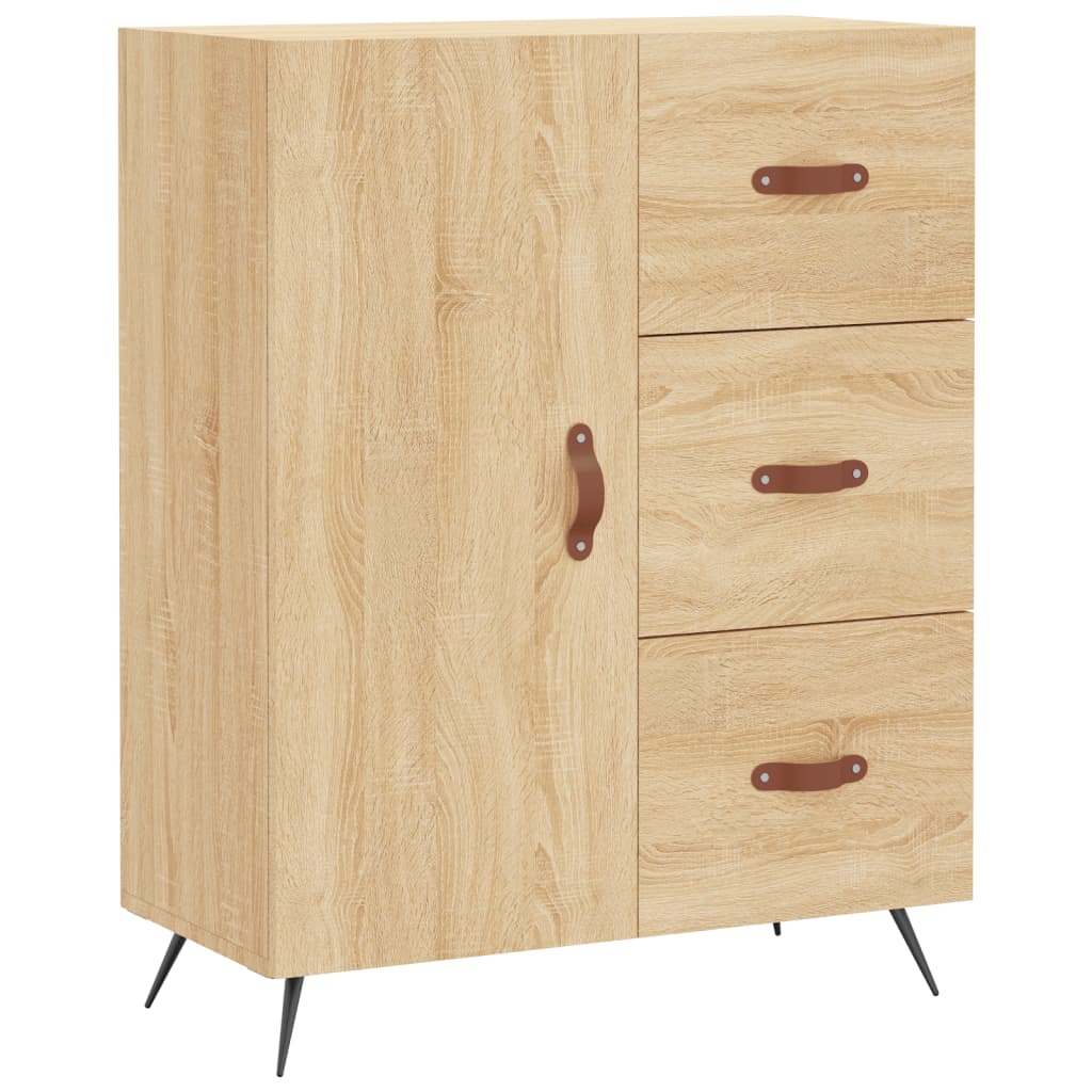 Image Buffet haut Chêne sonoma 69,5x34x180 cm Bois d'ingénierie | Xios Store SNC vidaXL Xios Store SNC