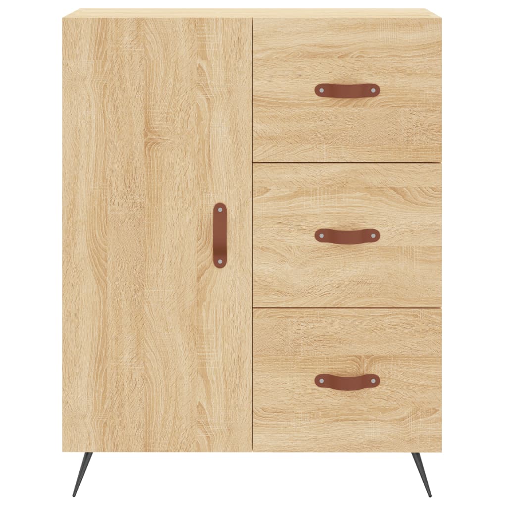 Image Buffet haut Chêne sonoma 69,5x34x180 cm Bois d'ingénierie | Xios Store SNC vidaXL Xios Store SNC