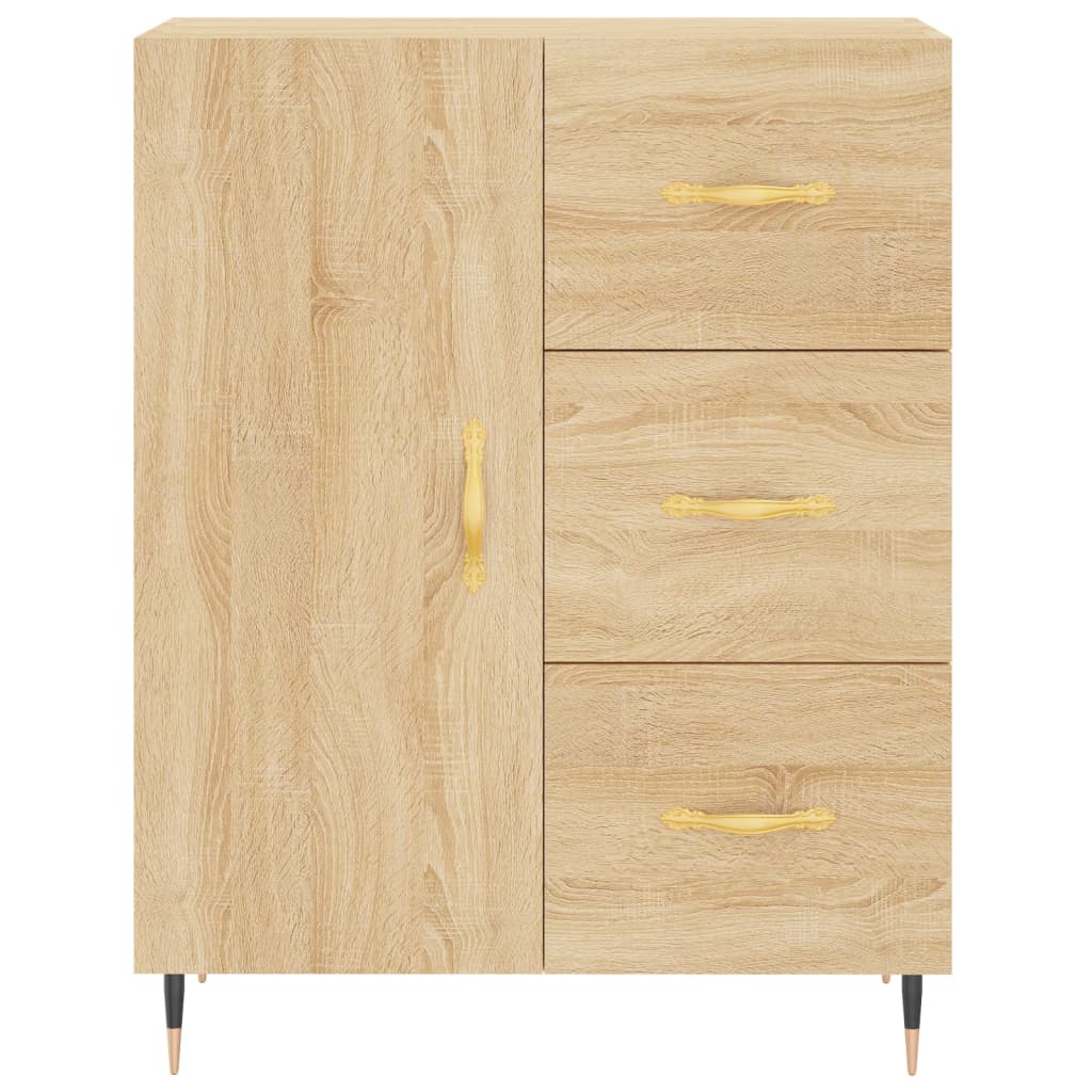 Image Buffet haut Chêne sonoma 69,5x34x180 cm Bois d'ingénierie | Xios Store SNC vidaXL Xios Store SNC