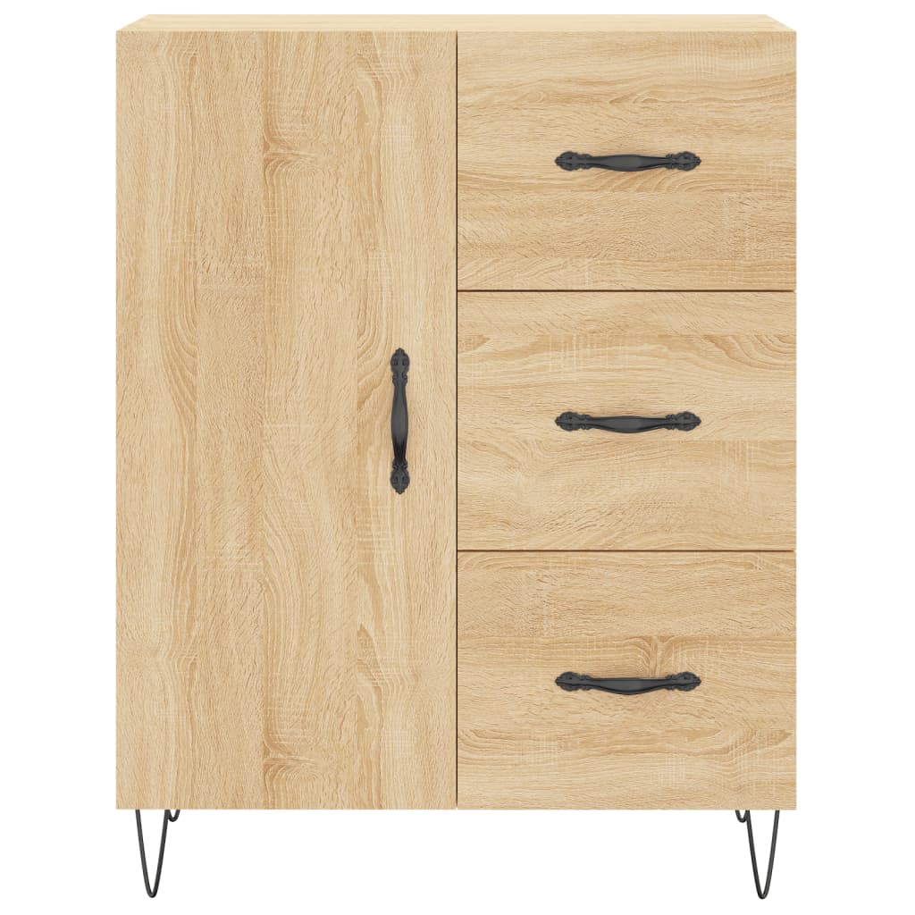 Image Buffet haut Chêne sonoma 69,5x34x180 cm Bois d'ingénierie | Xios Store SNC vidaXL Xios Store SNC