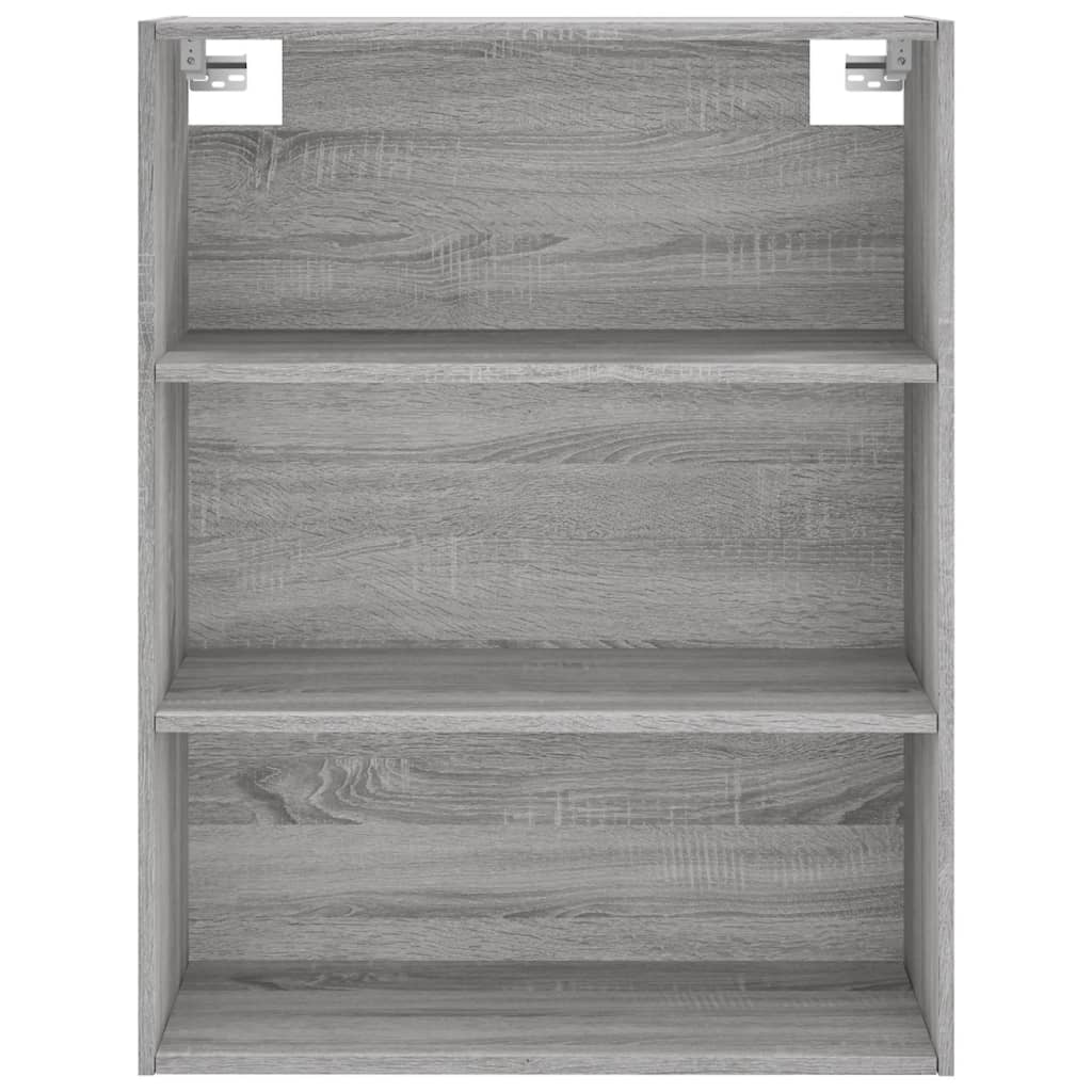 Image Buffet haut Sonoma gris 69,5x34x180 cm Bois d'ingénierie | Xios Store SNC vidaXL Xios Store SNC