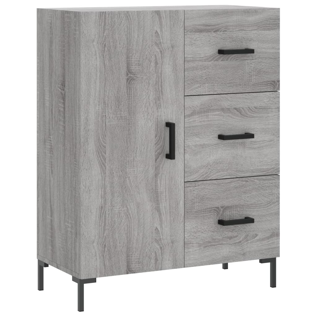 Image Buffet haut Sonoma gris 69,5x34x180 cm Bois d'ingénierie | Xios Store SNC vidaXL Xios Store SNC