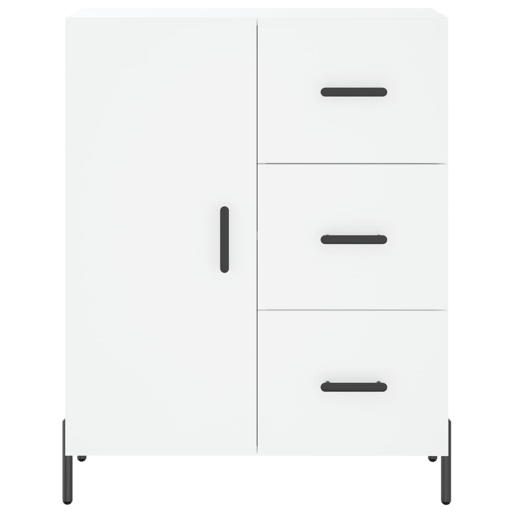 Image Buffet haut Blanc 69,5x34x180 cm Bois d'ingénierie | Xios Store SNC vidaXL Xios Store SNC