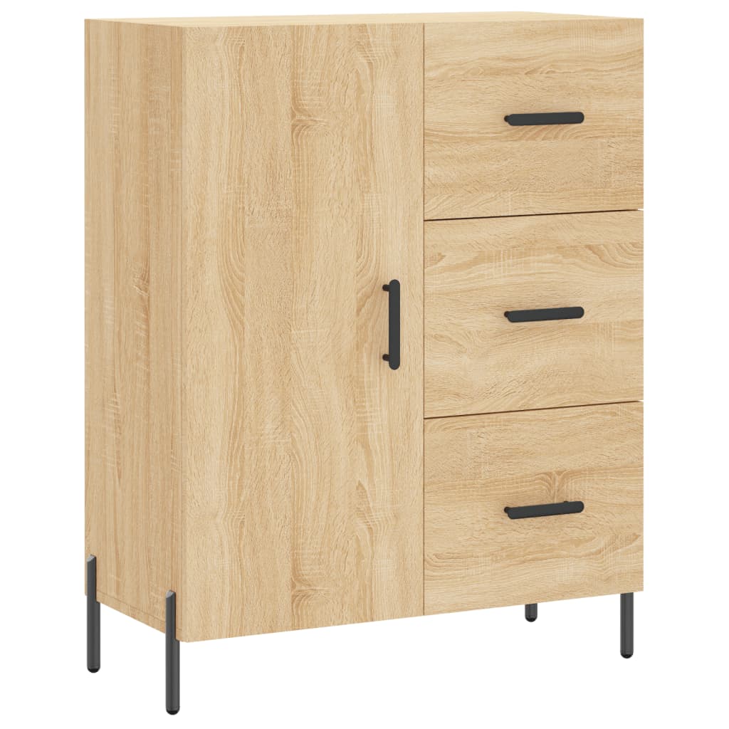 Image Buffet haut Chêne sonoma 69,5x34x180 cm Bois d'ingénierie | Xios Store SNC vidaXL Xios Store SNC