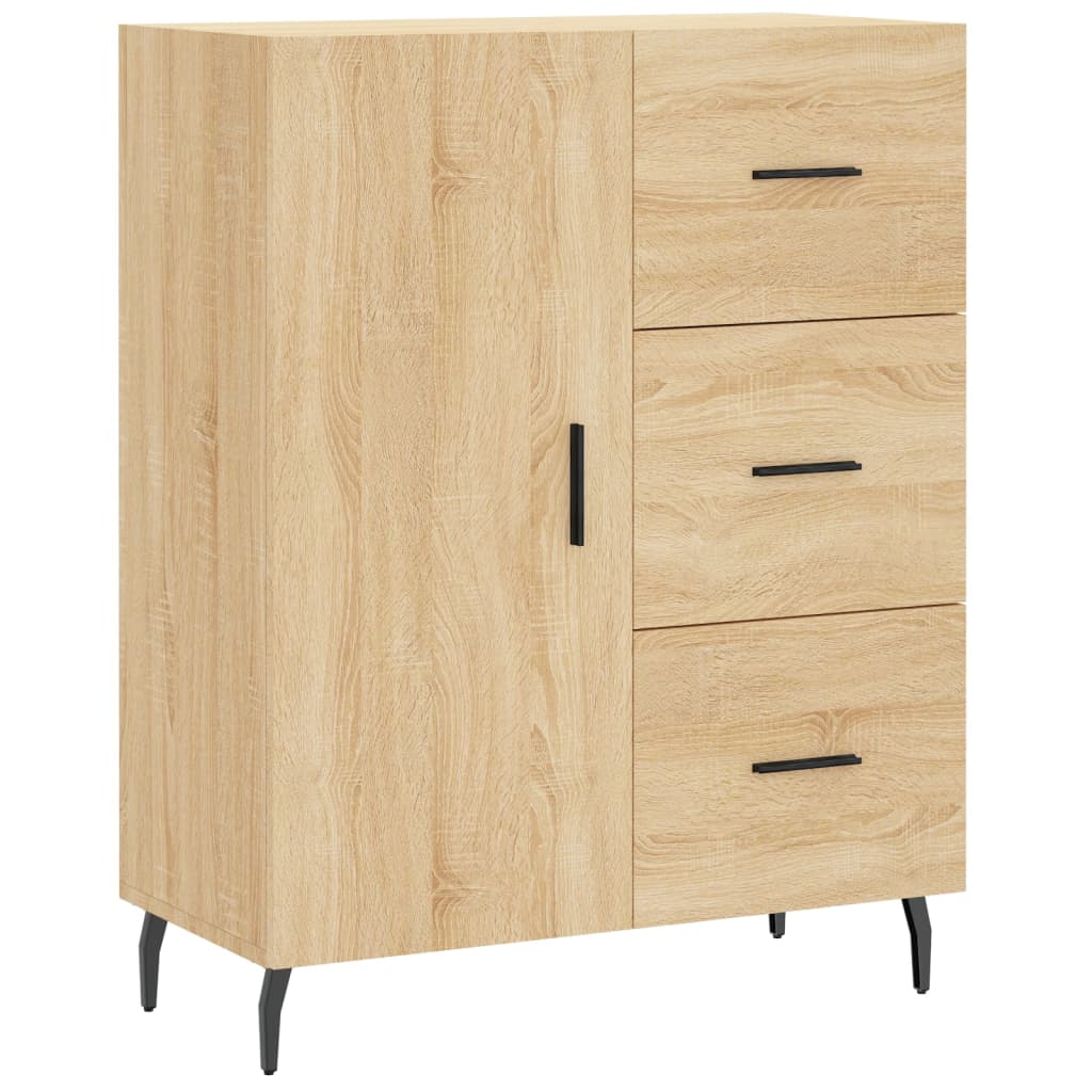 Image Buffet haut Chêne sonoma 69,5x34x180 cm Bois d'ingénierie | Xios Store SNC vidaXL Xios Store SNC