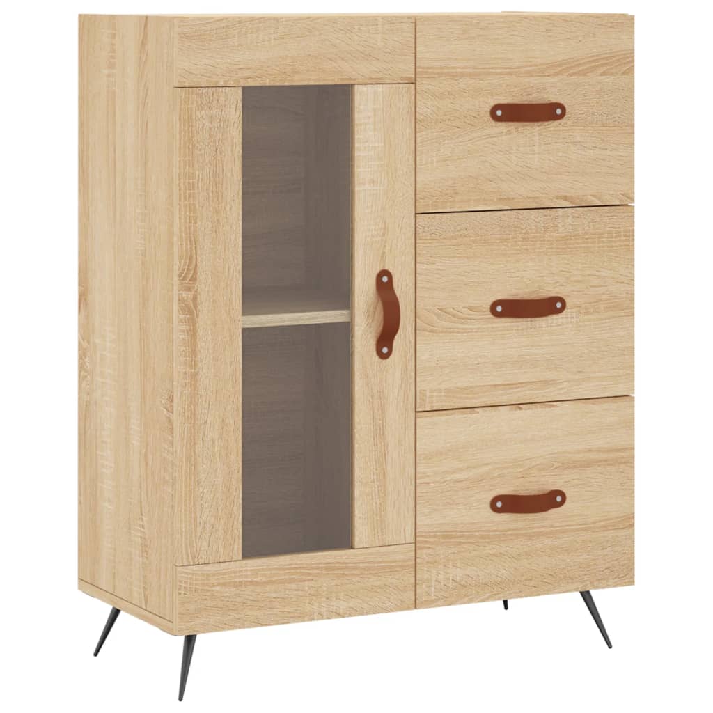 Image Buffet haut Chêne sonoma 69,5x34x180 cm Bois d'ingénierie | Xios Store SNC vidaXL Xios Store SNC