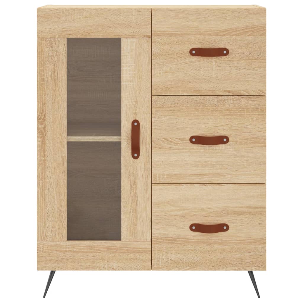 Image Buffet haut Chêne sonoma 69,5x34x180 cm Bois d'ingénierie | Xios Store SNC vidaXL Xios Store SNC