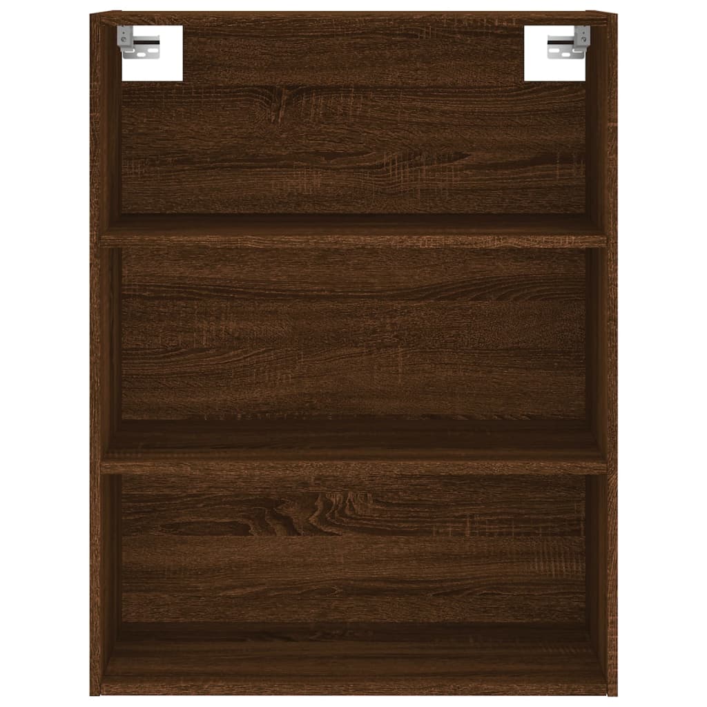 Image Buffet haut Chêne marron 69,5x34x180 cm Bois d'ingénierie | Xios Store SNC vidaXL Xios Store SNC