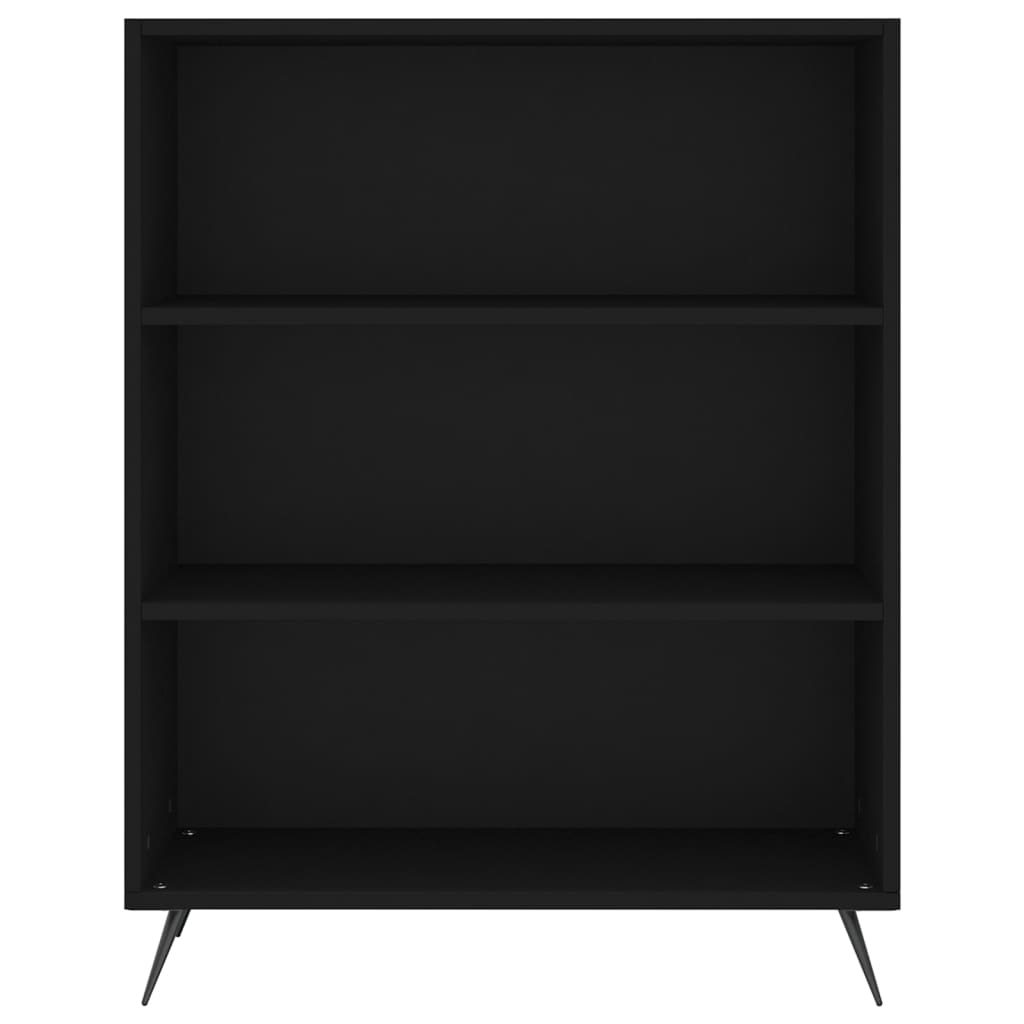 Image Buffet noir 69,5x32,5x180 cm bois d'ingénierie | Xios Store SNC vidaXL Xios Store SNC