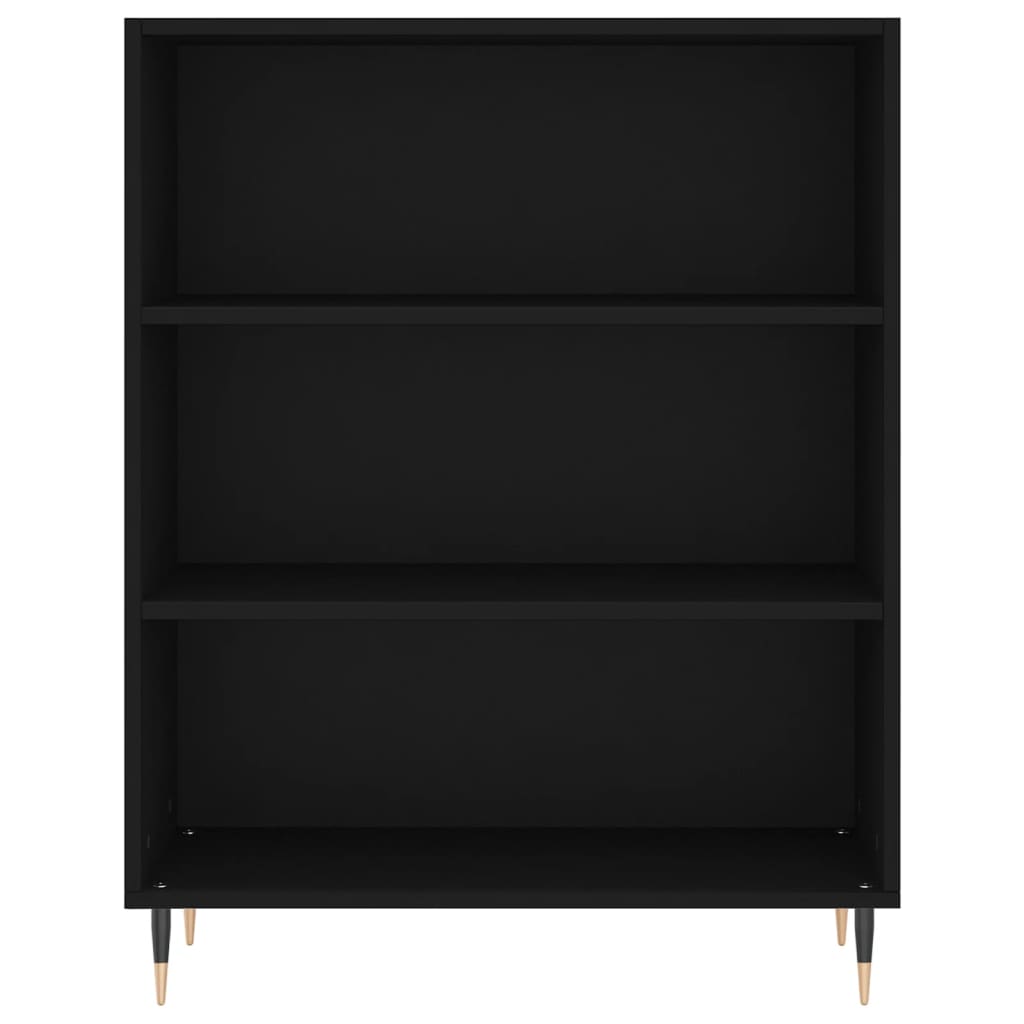 Image Buffet noir 69,5x32,5x180 cm bois d'ingénierie | Xios Store SNC vidaXL Xios Store SNC