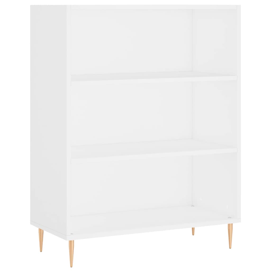 Image Buffet blanc 69,5x32,5x180 cm bois d'ingénierie | Xios Store SNC vidaXL Xios Store SNC