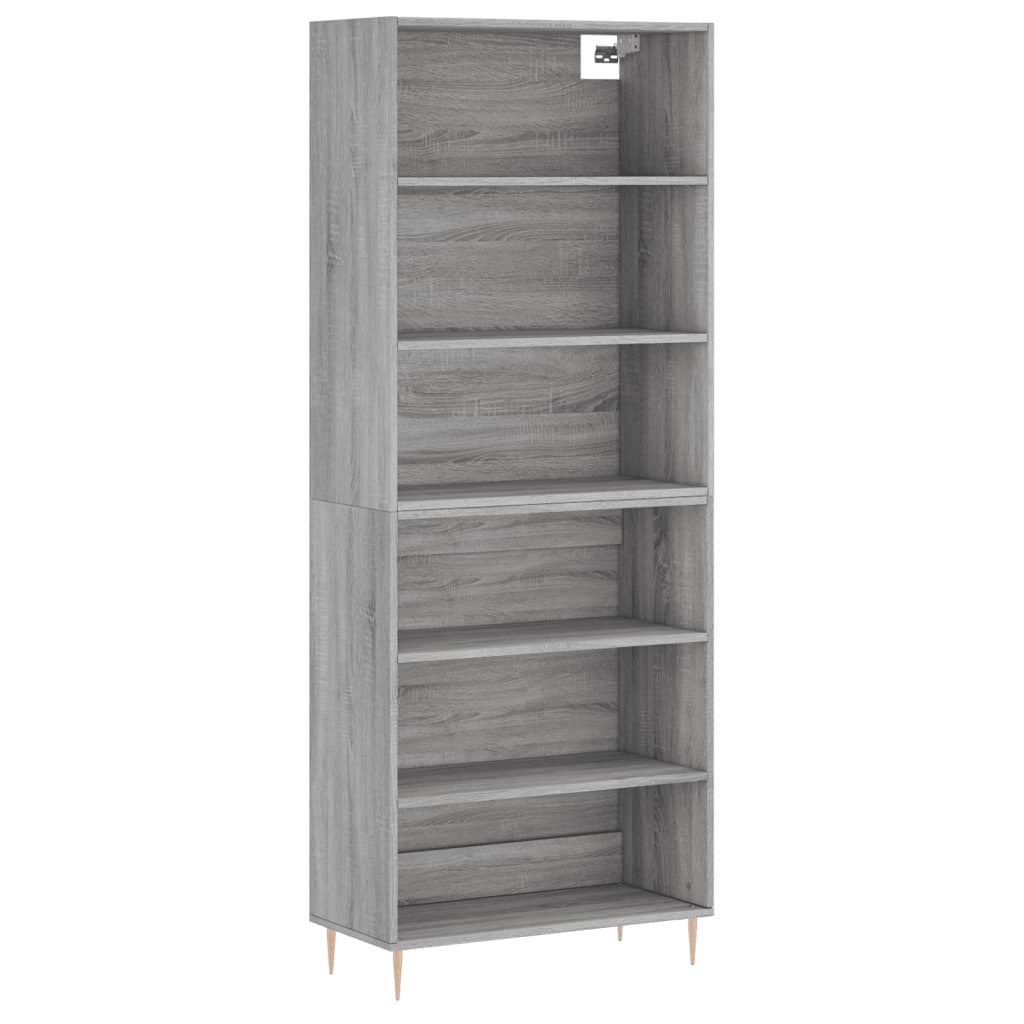 Image Buffet sonoma gris 69,5x32,5x180 cm bois d'ingénierie | Xios Store SNC vidaXL Xios Store SNC