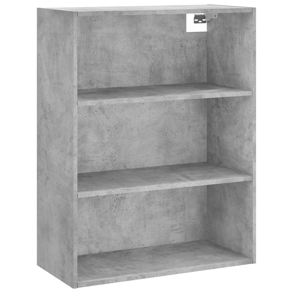 Image Buffet gris béton 69,5x32,5x180 cm bois d'ingénierie | Xios Store SNC vidaXL Xios Store SNC