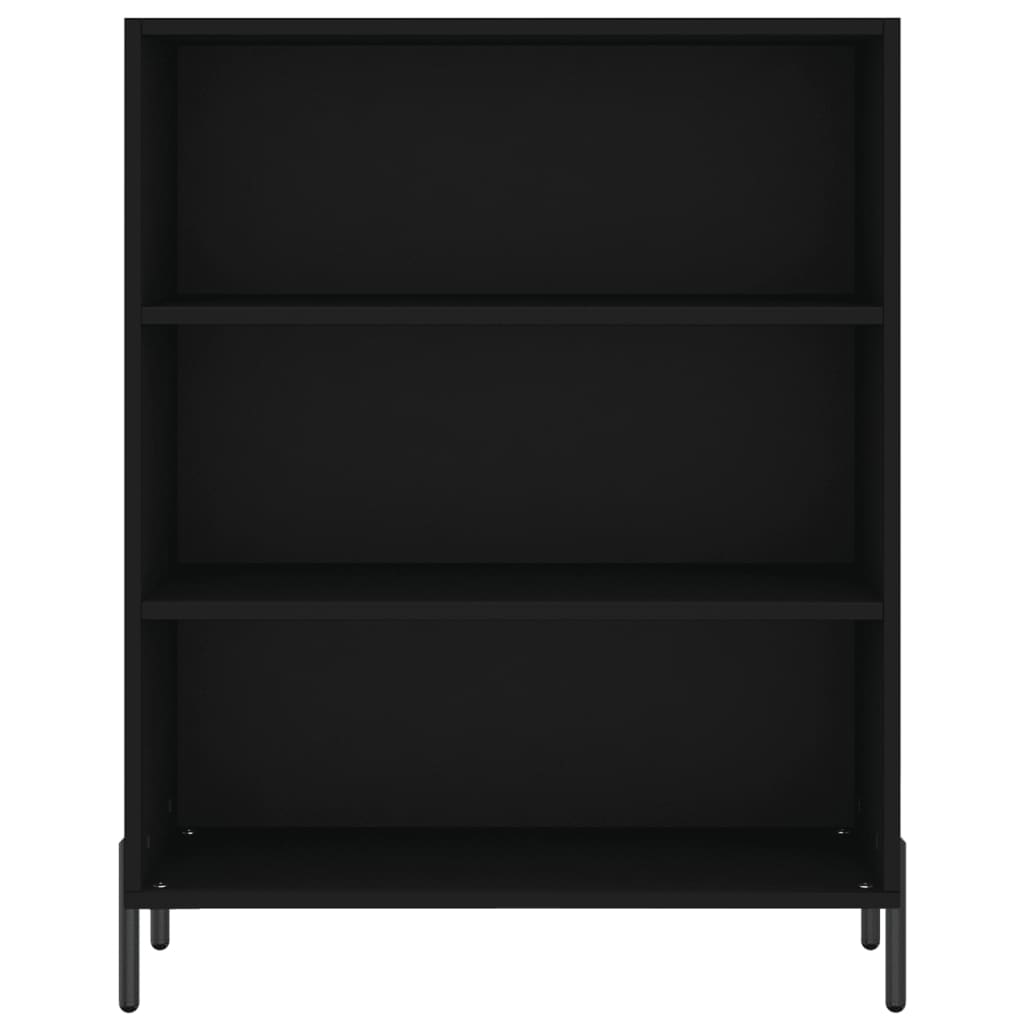 Image Buffet noir 69,5x32,5x180 cm bois d'ingénierie | Xios Store SNC vidaXL Xios Store SNC