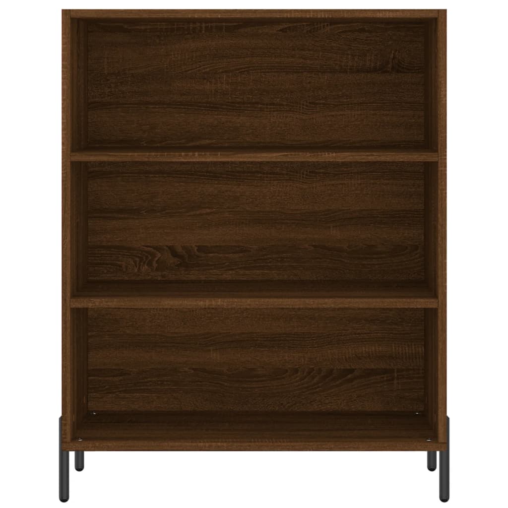 Image Buffet chêne marron 69,5x32,5x180 cm bois d'ingénierie | Xios Store SNC vidaXL Xios Store SNC