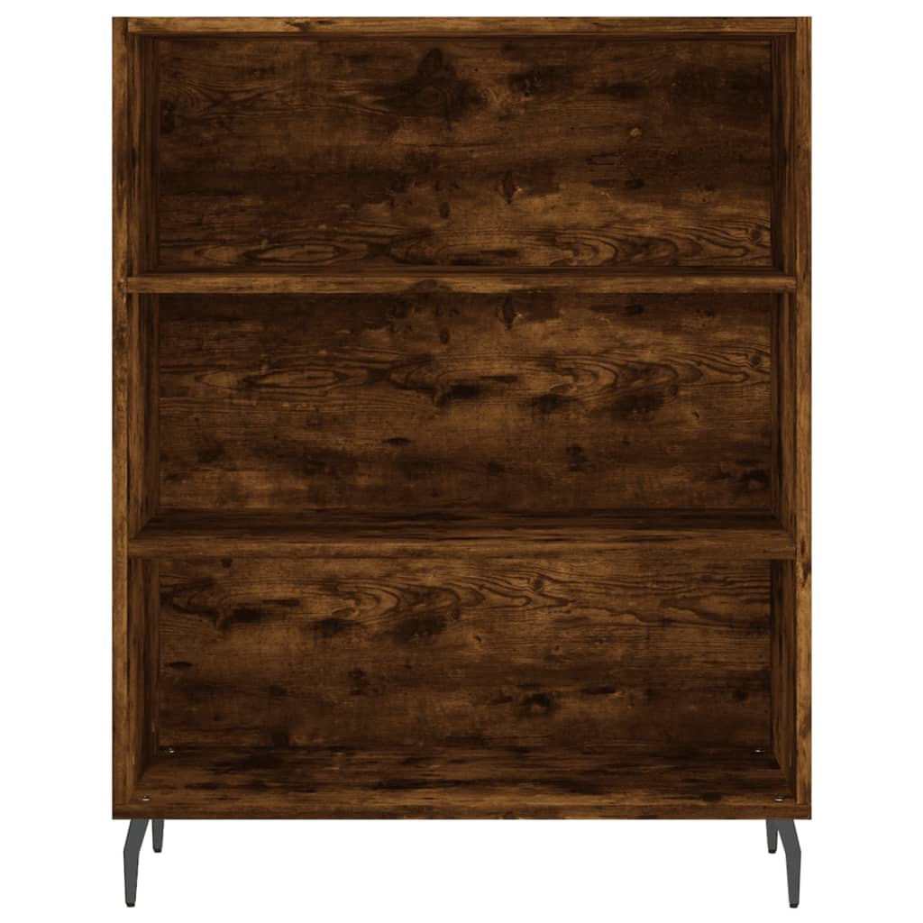 Image Buffet chêne fumé 69,5x32,5x180 cm bois d'ingénierie | Xios Store SNC vidaXL Xios Store SNC