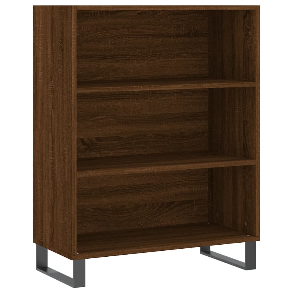 Image Buffet chêne marron 69,5x32,5x180 cm bois d'ingénierie | Xios Store SNC vidaXL Xios Store SNC