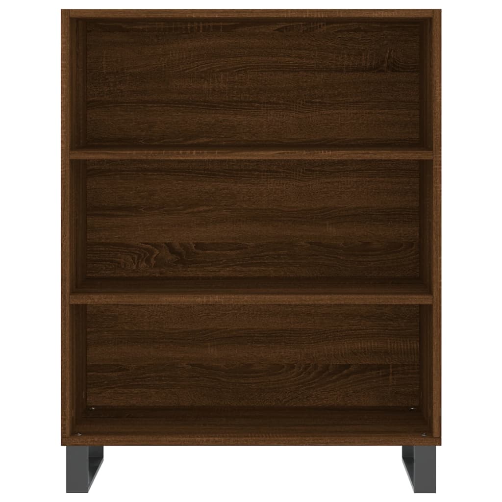 Image Buffet chêne marron 69,5x32,5x180 cm bois d'ingénierie | Xios Store SNC vidaXL Xios Store SNC