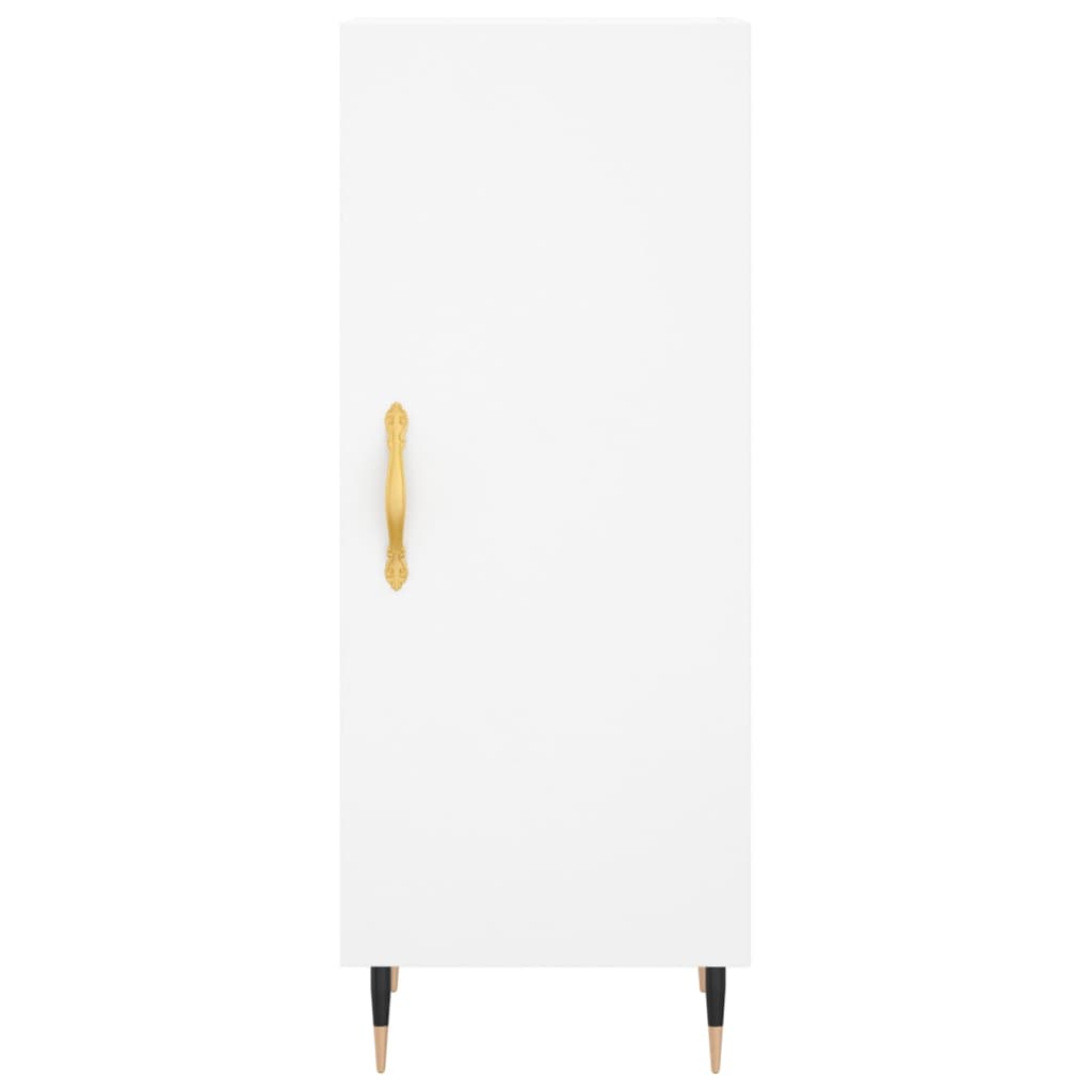 Image Buffet haut Blanc 34,5x34x180 cm Bois d'ingénierie | Xios Store SNC vidaXL Xios Store SNC