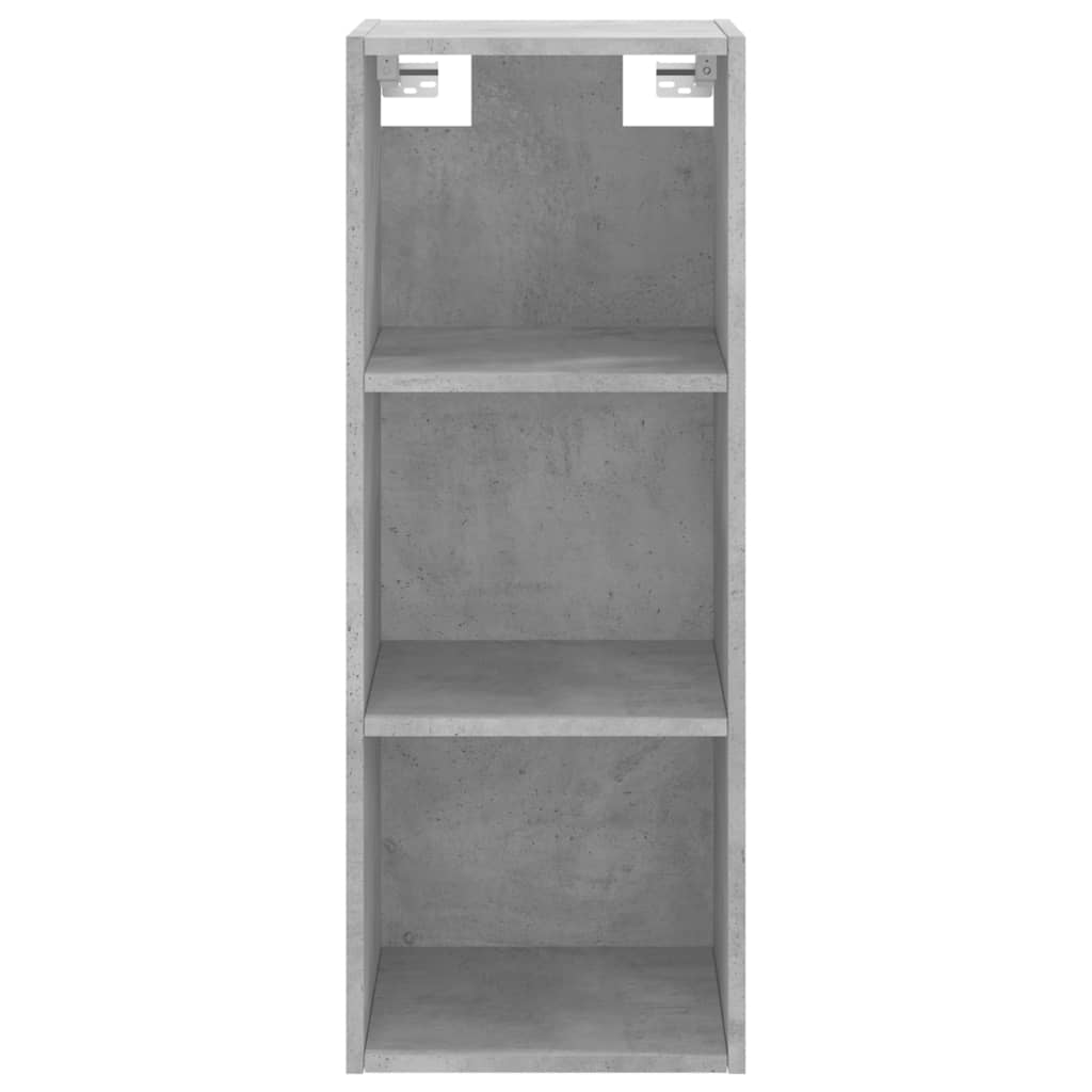 Image Buffet haut Gris béton 34,5x34x180 cm Bois d'ingénierie | Xios Store SNC vidaXL Xios Store SNC