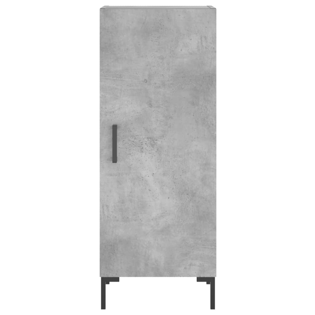 Image Buffet haut Gris béton 34,5x34x180 cm Bois d'ingénierie | Xios Store SNC vidaXL Xios Store SNC