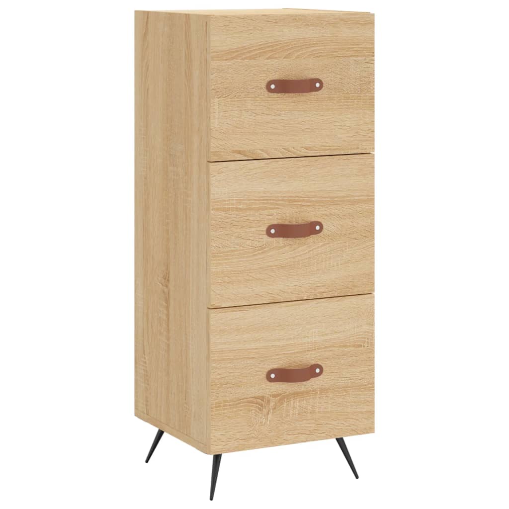 Image Buffet haut Chêne sonoma 34,5x34x180 cm Bois d'ingénierie | Xios Store SNC vidaXL Xios Store SNC