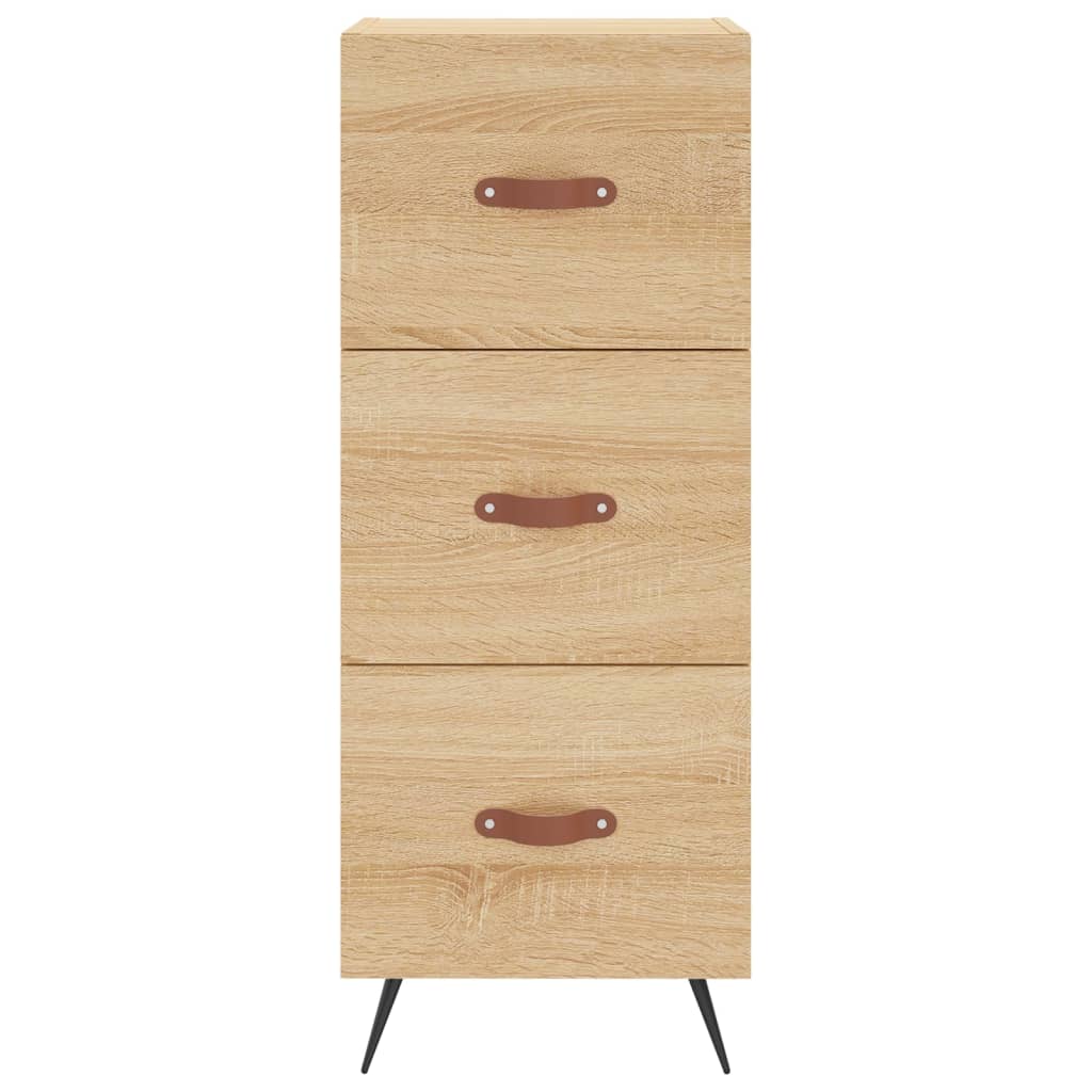 Image Buffet haut Chêne sonoma 34,5x34x180 cm Bois d'ingénierie | Xios Store SNC vidaXL Xios Store SNC