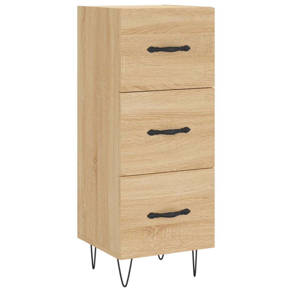 Image Buffet haut Chêne sonoma 34,5x34x180 cm Bois d'ingénierie | Xios Store SNC vidaXL Xios Store SNC