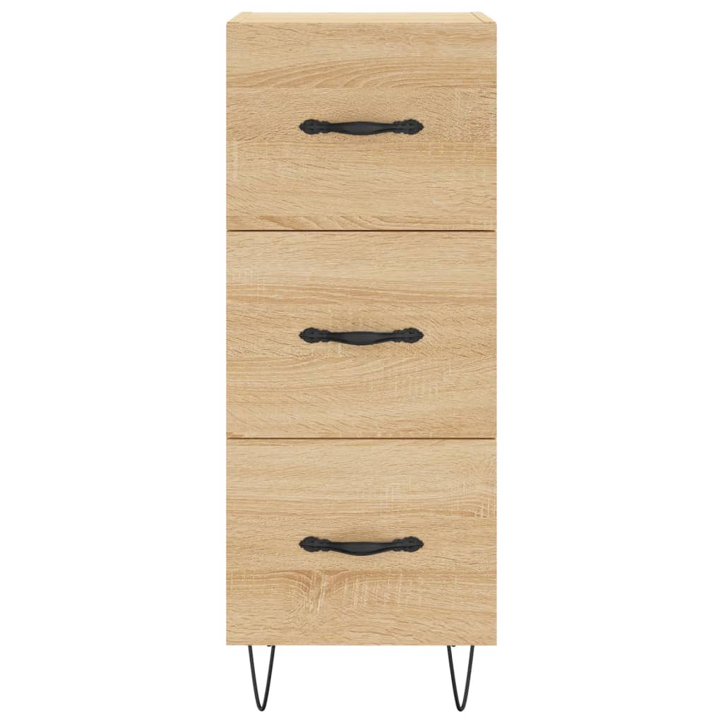 Image Buffet haut Chêne sonoma 34,5x34x180 cm Bois d'ingénierie | Xios Store SNC vidaXL Xios Store SNC