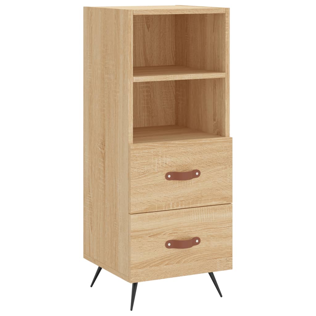 Image Buffet haut Chêne sonoma 34,5x34x180 cm Bois d'ingénierie | Xios Store SNC vidaXL Xios Store SNC