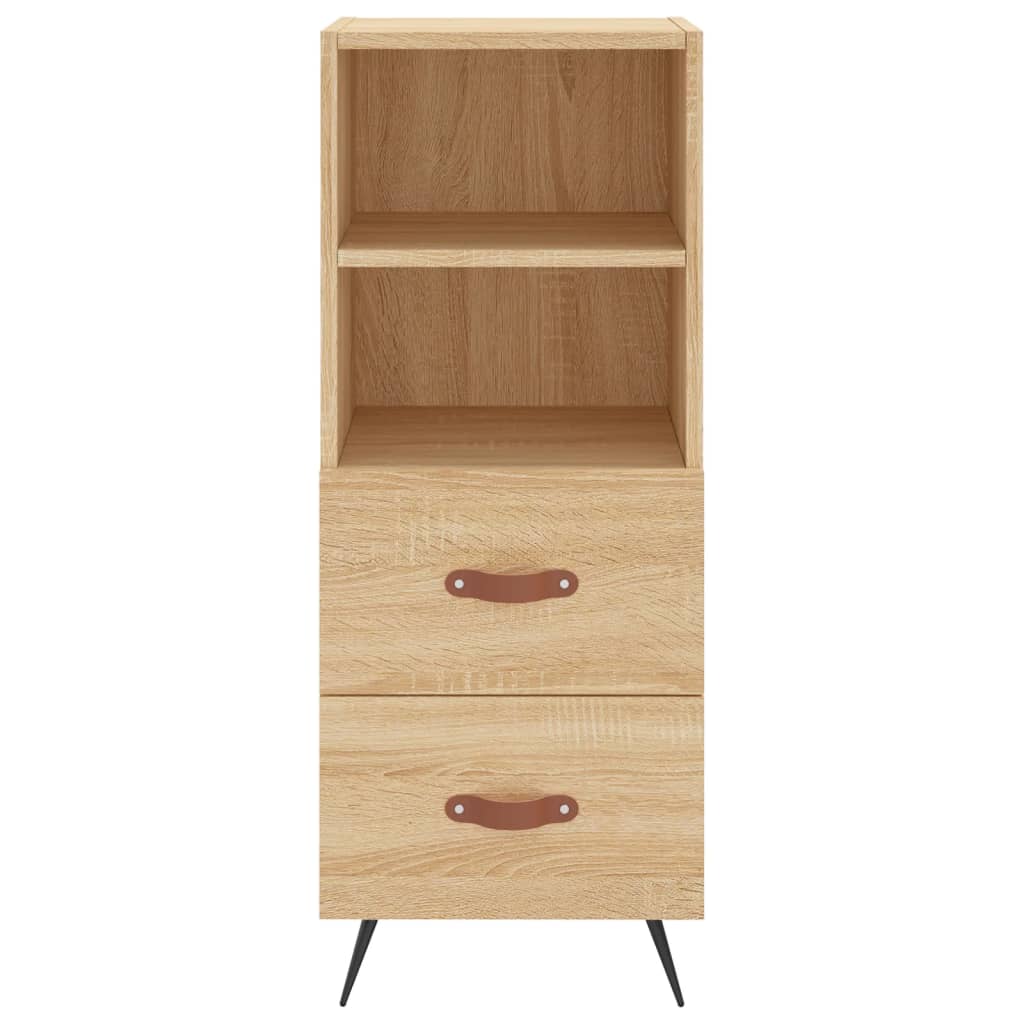 Image Buffet haut Chêne sonoma 34,5x34x180 cm Bois d'ingénierie | Xios Store SNC vidaXL Xios Store SNC