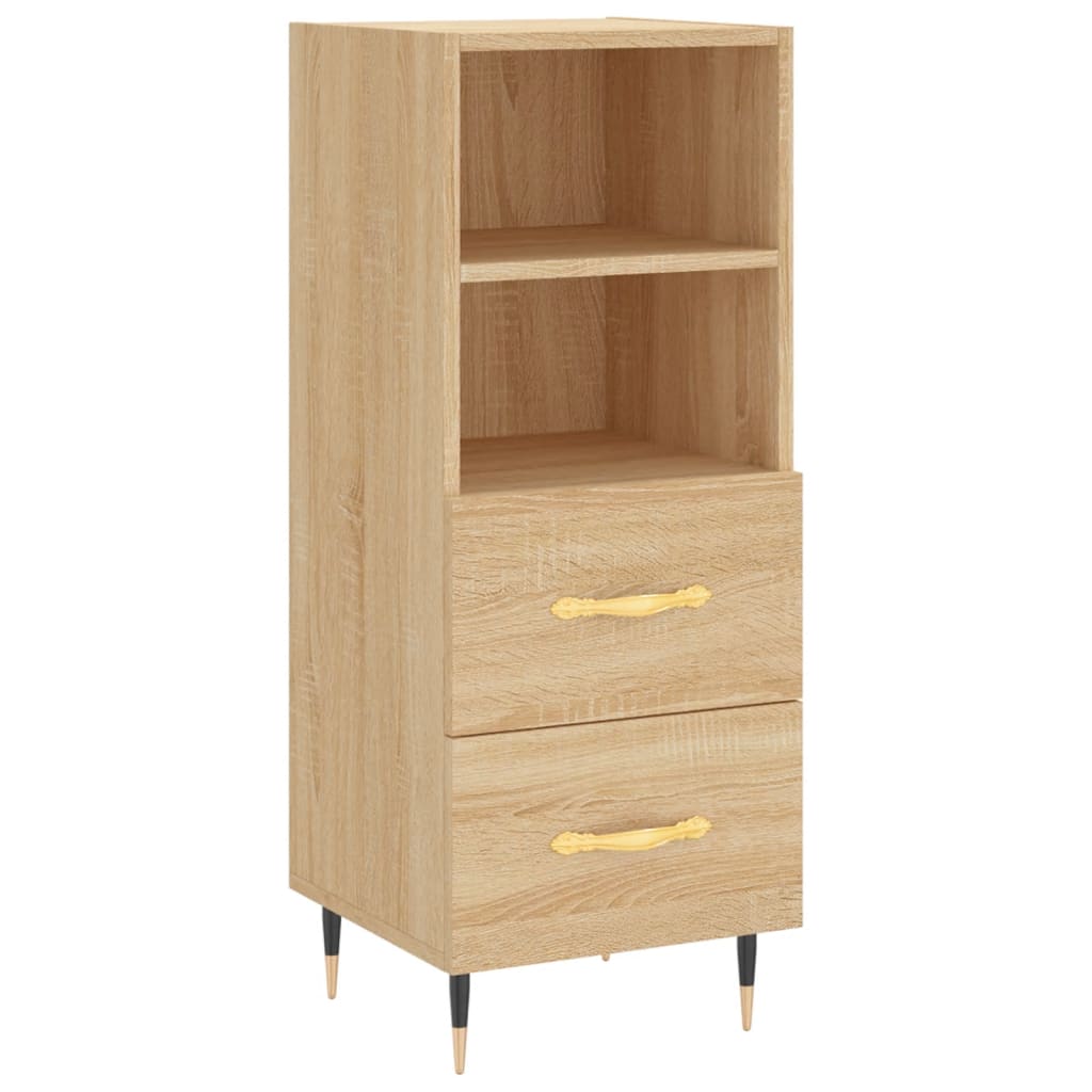 Image Buffet haut Chêne sonoma 34,5x34x180 cm Bois d'ingénierie | Xios Store SNC vidaXL Xios Store SNC