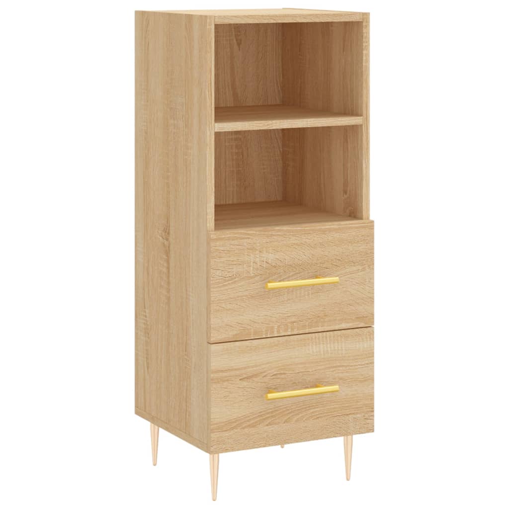 Image Buffet haut Chêne sonoma 34,5x34x180 cm Bois d'ingénierie | Xios Store SNC vidaXL Xios Store SNC