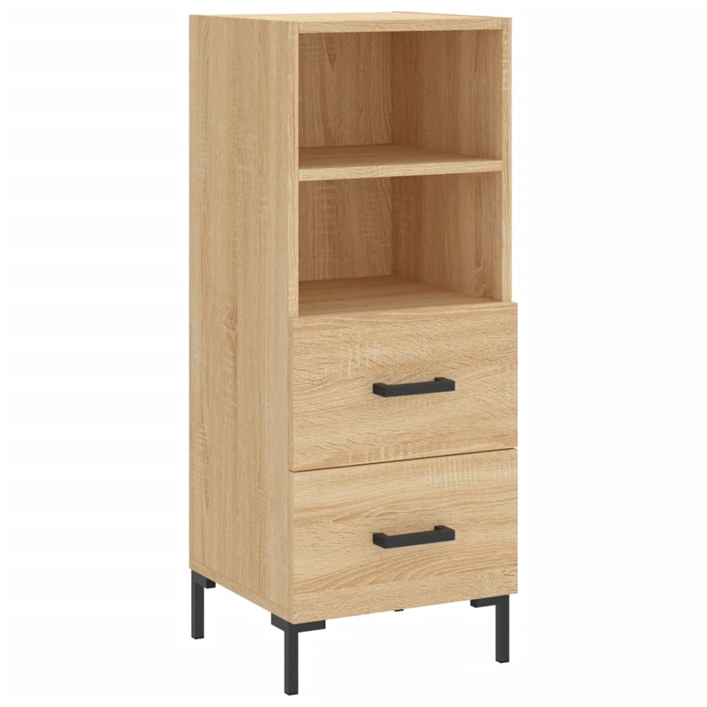 Image Buffet haut Chêne sonoma 34,5x34x180 cm Bois d'ingénierie | Xios Store SNC vidaXL Xios Store SNC